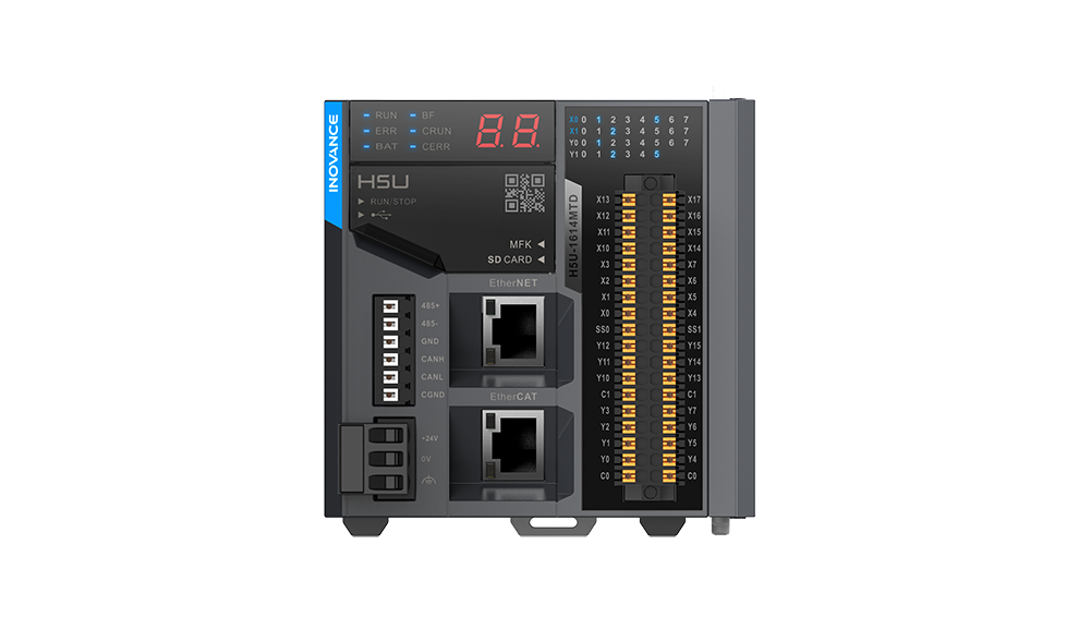 H5U系列EtherCAT总线高性能小型PLC